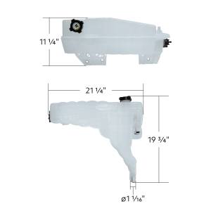UNITED PACIFIC - 26008 - DEPÓSITO DE REFRIGERANTE PRESURIZADO Y SENSOR DE NIVEL DE REFRIGERANTE PARA KENWORTH T680 2017-2021