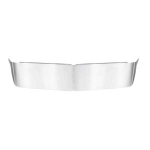 UNITED PACIFIC - 28013 - VISERA CURVA DE ACERO INOXIDABLE DE 13-1/2" PARA KENWORTH W900 1995-2006