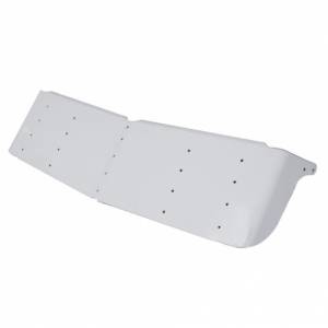 UNITED PACIFIC - 28016 - VISERA DE ACERO INOXIDABLE ESTILO GANGSTER DE 16" PARA KENWORTH W900 1995-2006 CON PARABRISAS CURVADO