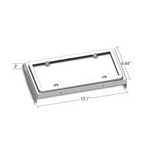 UNITED PACIFIC - UNITED PACIFIC - 29098 - PORTA MATRÍCULA ÚNICA INOXIDABLE PARA FREIGHTLINER CASCADIA 2008-2017 - Image 2