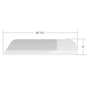 UNITED PACIFIC - UNITED PACIFIC - 29099 - EMBELLECEDOR DE VENTANA CORTADO DE INOXIDABLE DE 6" PARA FREIGHTLINER CASCADIA 2008-2017 - Image 6