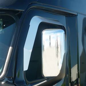UNITED PACIFIC - UNITED PACIFIC - 29147 - VISERA DE VENTILACIÓN DE VENTANA DE PUERTA DE ACERO INOXIDABLE PARA FREIGHTLINER CASCADIA 2018-2024 (PAR) - Image 3