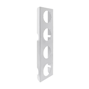 UNITED PACIFIC - UNITED PACIFIC - 30260 - SOPORTE DEL FILTRO DE AIRE FRONTAL DE ACERO INOXIDABLE 430 CON CUATRO CORTE DE LUZ REDONDOS DE 2" (PAR) - Image 3