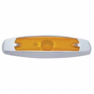UNITED PACIFIC - UNITED PACIFIC - 30294 - LUZ DE BOMBILLA HALÓGENA SIMPLE (LIQUIDACIÓN/MARCADOR) CON BISEL DE ACERO INOXIDABLE - LENTE ÁMBAR - Image 2