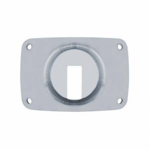 UNITED PACIFIC - 30369-4 - PLACA BASE DE MONTAJE INTERIOR DEL FARO PETERBILT DE INOXIDABLE