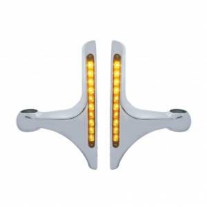 UNITED PACIFIC - 30457 - SOPORTE DE FARO LED - 10 LED ÁMBAR/LENTE ÁMBAR (PAR)