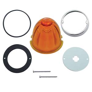 UNITED PACIFIC - 30509 - KIT DE CONVERSIÓN DE LUZ DE CABINA GRAKON 1000 CON LENTE DE CRISTAL SANDÍA Y BASE TWIST IN - ÁMBAR (A GRANEL)