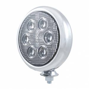 UNITED PACIFIC - UNITED PACIFIC - 30640 - 6 LUZ DE TRABAJO REDONDA DE 5" LED DE ALTA POTENCIA CON CARCASA CROMADA - Image 2