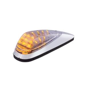 UNITED PACIFIC - 30676 - KIT DE LUCES DE CABINA ESTILO GRAKON 2000 DE 19 LED ÁMBAR - LENTE TRANSPARENTE