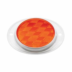 UNITED PACIFIC - UNITED PACIFIC - 30709 - REFLECTOR REDONDO DE 3-3/16" CON BASE DE MONTAJE DE ALUMINIO - ÁMBAR - Image 2