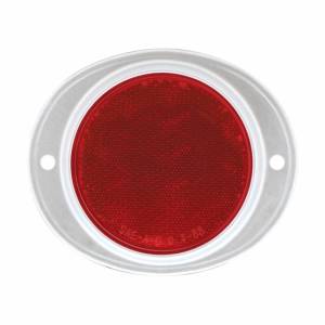 UNITED PACIFIC - 30710 - REFLECTOR REDONDO DE 3-3/16" CON BASE DE MONTAJE DE ALUMINIO - ROJO