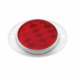 UNITED PACIFIC - UNITED PACIFIC - 30710 - REFLECTOR REDONDO DE 3-3/16" CON BASE DE MONTAJE DE ALUMINIO - ROJO - Image 2