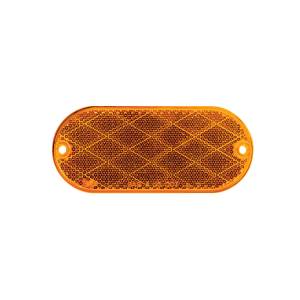 UNITED PACIFIC - UNITED PACIFIC - 30711P20 - REFLECTOR DE MONTAJE RÁPIDO OVALADO DE 4" X 2" - ÁMBAR (20 PIEZAS) - Image 2