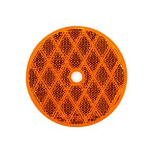UNITED PACIFIC - 30723 - REFLECTOR DE PERNO CENTRAL REDONDO DE 3 3/16" - ÁMBAR