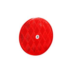 UNITED PACIFIC - UNITED PACIFIC - 30724P10 - REFLECTOR DE PERNO CENTRAL REDONDO DE 3 3/16" - ROJO (10 PIEZAS) - Image 3