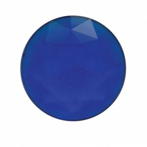 UNITED PACIFIC - 30806 - LENTE DE LUZ DE MAPA/CÚPULA DE PLÁSTICO REDONDA DE 1-3/8" - AZUL