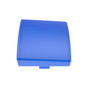 UNITED PACIFIC - 30830 - LENTE DE LUZ DE DOMO CUADRADA DE 3" X 3" - AZUL