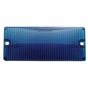 UNITED PACIFIC - 30847 - LENTE DE LUZ DE PUERTA DE 2-3/16" X 5-3/16" - AZUL