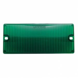 UNITED PACIFIC - 30848 - LENTE DE LUZ DE PUERTA DE 2-3/16" X 5-3/16" - VERDE