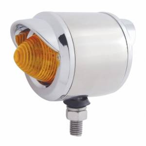UNITED PACIFIC - 30936 - LUZ DE DOBLE CARA SS DE 2" CON 9 LUCES Y VISORES DE COLMENA DE LED DE 2" - LED ÁMBAR Y ROJO/LENTE ÁMBAR Y ROJA