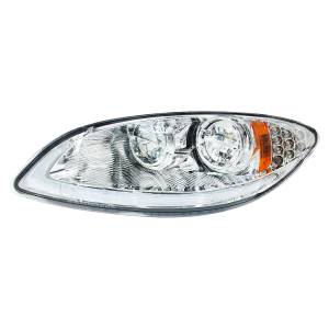 UNITED PACIFIC - UNITED PACIFIC - 31030 - FARO LED CROMADO CON BARRA DE LUCES LED Y SEÑAL DE GIRO PARA CONDUCTOR PROSTAR INTERNACIONAL 2006-2017 - Image 2