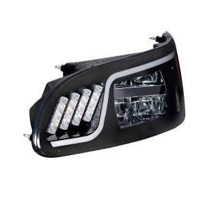 UNITED PACIFIC - UNITED PACIFIC - 31073 - FARO LED NEGRO CON LED DE GIRO, POSICIÓN Y DRL PARA PETERBILT 386 (2005-2015) Y 387 (1999-2010) - CONDUCTOR - Image 6