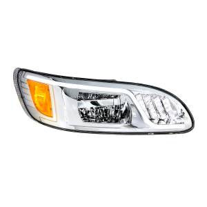 UNITED PACIFIC - UNITED PACIFIC - 31083 - FARO LED CROMADO CON GIRO, POSICIÓN Y DRL LED PARA PETERBILT 386(2005-2015) Y 387(1999-2010) - PASAJERO - Image 2