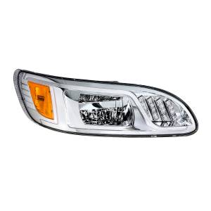 UNITED PACIFIC - UNITED PACIFIC - 31083 - FARO LED CROMADO CON GIRO, POSICIÓN Y DRL LED PARA PETERBILT 386(2005-2015) Y 387(1999-2010) - PASAJERO - Image 3