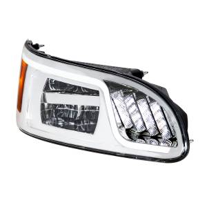 UNITED PACIFIC - UNITED PACIFIC - 31083 - FARO LED CROMADO CON GIRO, POSICIÓN Y DRL LED PARA PETERBILT 386(2005-2015) Y 387(1999-2010) - PASAJERO - Image 5