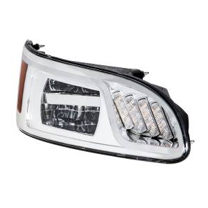 UNITED PACIFIC - UNITED PACIFIC - 31083 - FARO LED CROMADO CON GIRO, POSICIÓN Y DRL LED PARA PETERBILT 386(2005-2015) Y 387(1999-2010) - PASAJERO - Image 6