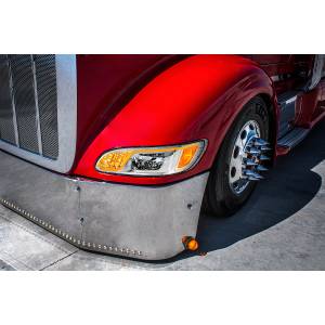 UNITED PACIFIC - UNITED PACIFIC - 31083 - FARO LED CROMADO CON GIRO, POSICIÓN Y DRL LED PARA PETERBILT 386(2005-2015) Y 387(1999-2010) - PASAJERO - Image 8