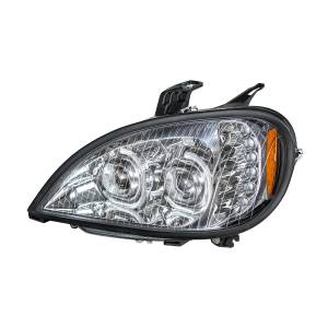 UNITED PACIFIC - UNITED PACIFIC - 31090 - FARO DE PROYECCIÓN LED CROMADO DE ALTA POTENCIA PARA FREIGHTLINER COLUMBIA 2001-2020 - CONDUCTOR - Image 2