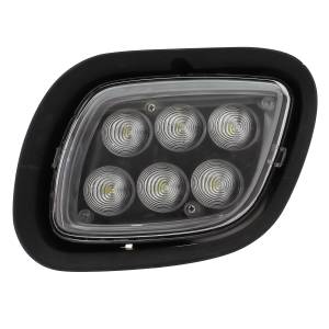 UNITED PACIFIC - 31098 - LUZ ANTINIEBLA DE 6 LED PARA FREIGHTLINER CASCADIA 2008-2017 - CONDUCTOR - SERIE DE COMPETENCIA