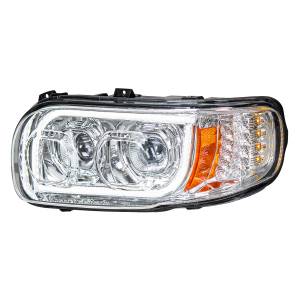 UNITED PACIFIC - UNITED PACIFIC - 31144 - FARO LED CROMADO DE ALTA POTENCIA CON GIRO DE 16 LED Y BARRA DE 57 LED PARA CONDUCTOR PETERBILT 389 2008-2023 - Image 2