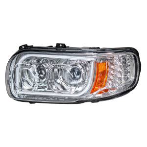 UNITED PACIFIC - UNITED PACIFIC - 31144 - FARO LED CROMADO DE ALTA POTENCIA CON GIRO DE 16 LED Y BARRA DE 57 LED PARA CONDUCTOR PETERBILT 389 2008-2023 - Image 3