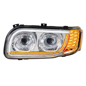 UNITED PACIFIC - UNITED PACIFIC - 31144 - FARO LED CROMADO DE ALTA POTENCIA CON GIRO DE 16 LED Y BARRA DE 57 LED PARA CONDUCTOR PETERBILT 389 2008-2023 - Image 4