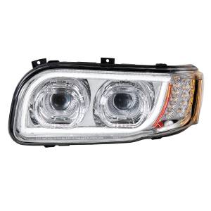 UNITED PACIFIC - UNITED PACIFIC - 31144 - FARO LED CROMADO DE ALTA POTENCIA CON GIRO DE 16 LED Y BARRA DE 57 LED PARA CONDUCTOR PETERBILT 389 2008-2023 - Image 5
