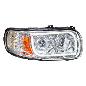 UNITED PACIFIC - UNITED PACIFIC - 31145 - FARO LED CROMADO DE ALTA POTENCIA CON GIRO DE 16 LED Y BARRA DE 57 LED PARA PETERBILT 389 2008-2023 - Image 2