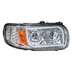 UNITED PACIFIC - UNITED PACIFIC - 31145 - FARO LED CROMADO DE ALTA POTENCIA CON GIRO DE 16 LED Y BARRA DE 57 LED PARA PETERBILT 389 2008-2023 - Image 3