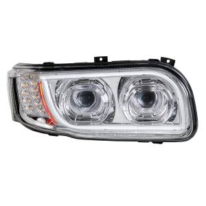 UNITED PACIFIC - UNITED PACIFIC - 31145 - FARO LED CROMADO DE ALTA POTENCIA CON GIRO DE 16 LED Y BARRA DE 57 LED PARA PETERBILT 389 2008-2023 - Image 6