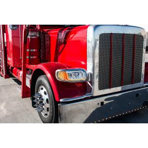 UNITED PACIFIC - UNITED PACIFIC - 31145 - FARO LED CROMADO DE ALTA POTENCIA CON GIRO DE 16 LED Y BARRA DE 57 LED PARA PETERBILT 389 2008-2023 - Image 8