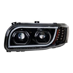 UNITED PACIFIC - UNITED PACIFIC - 31146 - FARO LED "BLACKOUT" DE ALTA POTENCIA CON GIRO DE 16 LED Y BARRA DE 57 LED PARA EL CONDUCTOR PETERBILT 389 2008-2023 - Image 6
