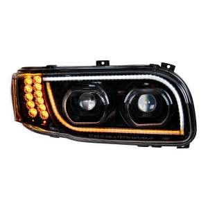 UNITED PACIFIC - UNITED PACIFIC - 31147 - FARO LED "BLACKOUT" DE ALTA POTENCIA CON GIRO DE 16 LED Y BARRA DE 57 LED PARA PETERBILT 389 2008-2023 - Image 4