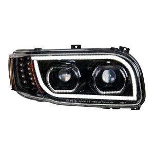 UNITED PACIFIC - UNITED PACIFIC - 31147 - FARO LED "BLACKOUT" DE ALTA POTENCIA CON GIRO DE 16 LED Y BARRA DE 57 LED PARA PETERBILT 389 2008-2023 - Image 5