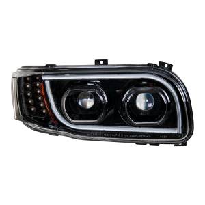 UNITED PACIFIC - UNITED PACIFIC - 31147 - FARO LED "BLACKOUT" DE ALTA POTENCIA CON GIRO DE 16 LED Y BARRA DE 57 LED PARA PETERBILT 389 2008-2023 - Image 6