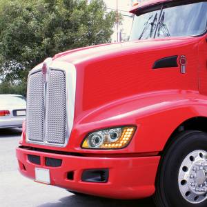 UNITED PACIFIC - UNITED PACIFIC - 31159 - CONJUNTO DE FAROS DE PROYECCIÓN CROMADOS PARA KENWORTH T660 2008-2017 - PASAJERO - Image 6
