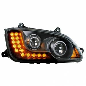 UNITED PACIFIC - 31161 - CONJUNTO DE FAROS DE PROYECCIÓN BLACKOUT PARA KENWORTH T660 2008-2017 - PASAJERO