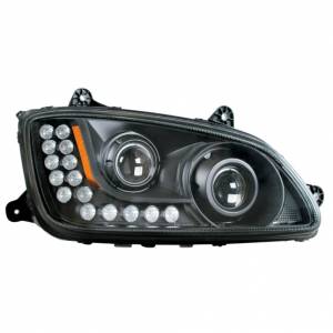 UNITED PACIFIC - UNITED PACIFIC - 31161 - CONJUNTO DE FAROS DE PROYECCIÓN BLACKOUT PARA KENWORTH T660 2008-2017 - PASAJERO - Image 2