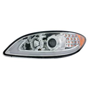 UNITED PACIFIC - UNITED PACIFIC - 31175 - FARO DE PROYECCIÓN CROMADO CON SEÑAL DE GIRO LED Y BARRA DE LUCES PARA PROSTAR INTERNACIONAL 2006-2017 - CONDUCTOR - Image 2