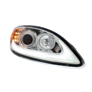 UNITED PACIFIC - UNITED PACIFIC - 31176 - FARO DE PROYECCIÓN CROMADO CON SEÑAL DE GIRO LED Y BARRA DE LUCES PARA PROSTAR INTERNACIONAL 2006-2017 - PASAJERO - Image 3